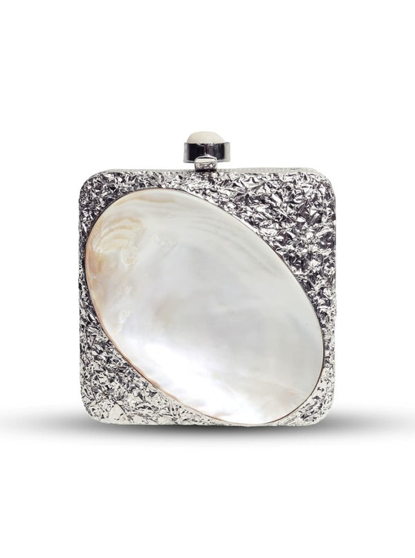 Mumtaz Mother of Pearl Clutch | Timeless Style Elegant Handbag