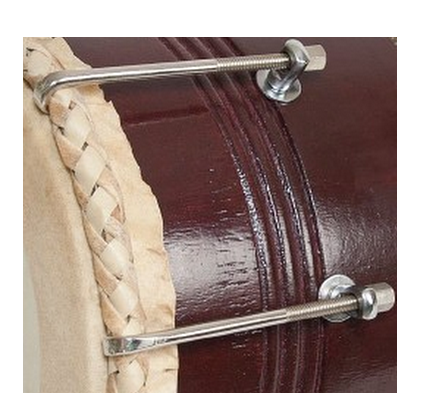 Dholki with Nut Bolt Assembly |Superior Skin (Pudi) and Materials