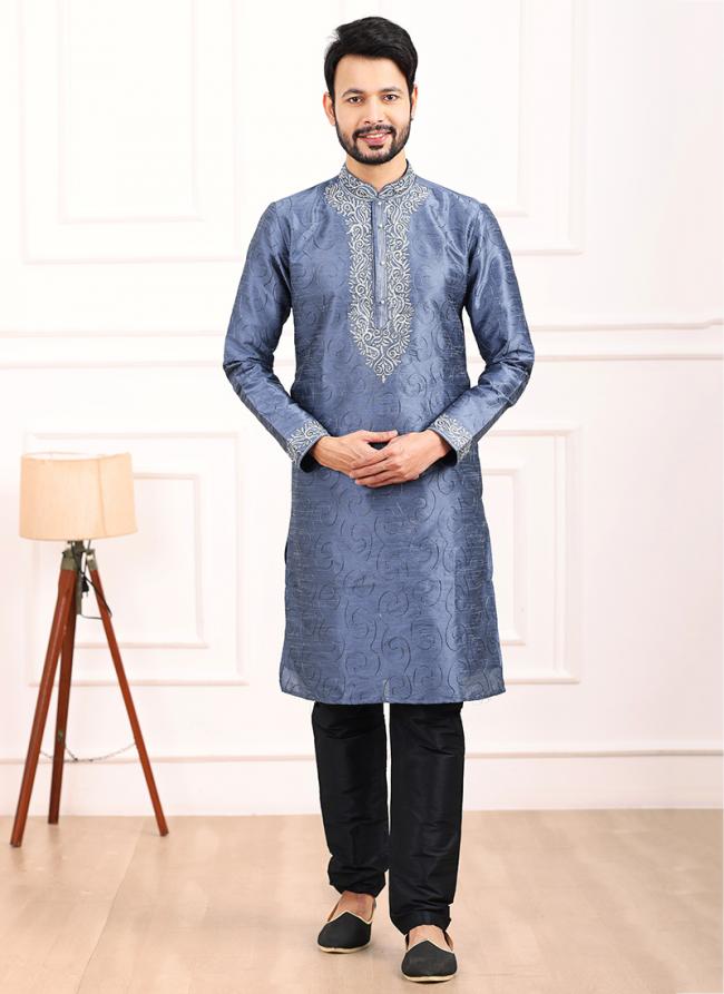 Cultural Fusion art banarasi silk Premium Kurta Pajama | Fashioned for Classic Charm & Modern Comfort