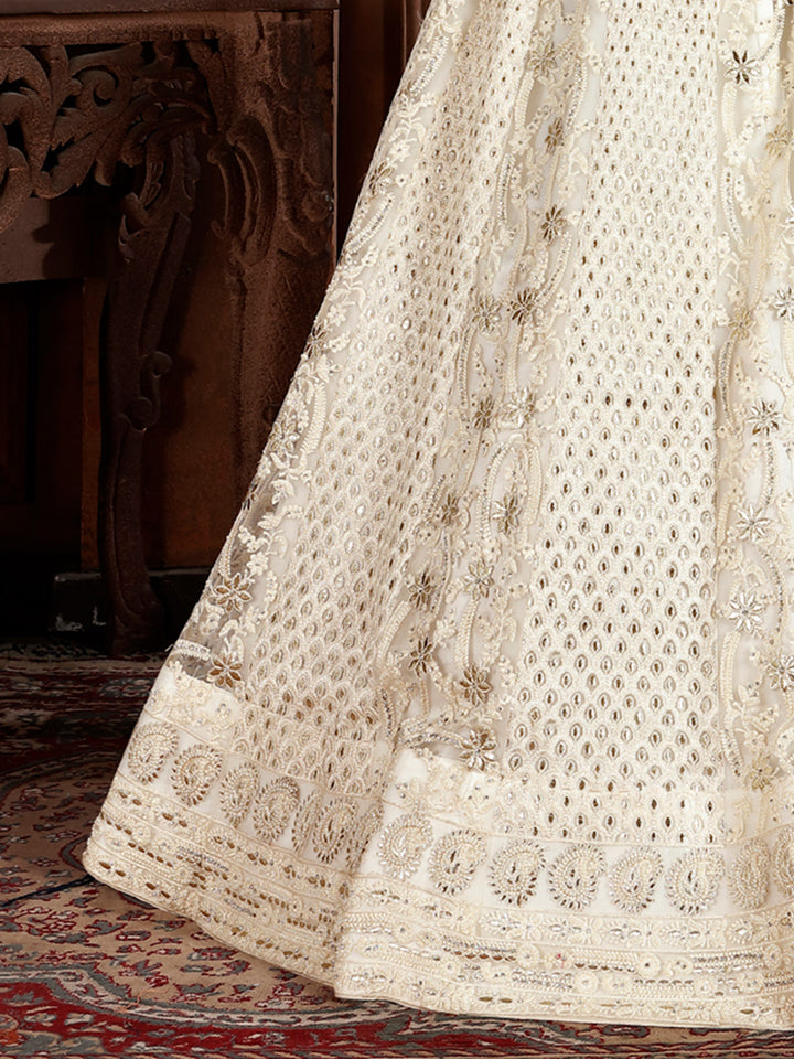 Soft Net Bridal Lehenga for Wedding | Elegant Lehenga Choli Set