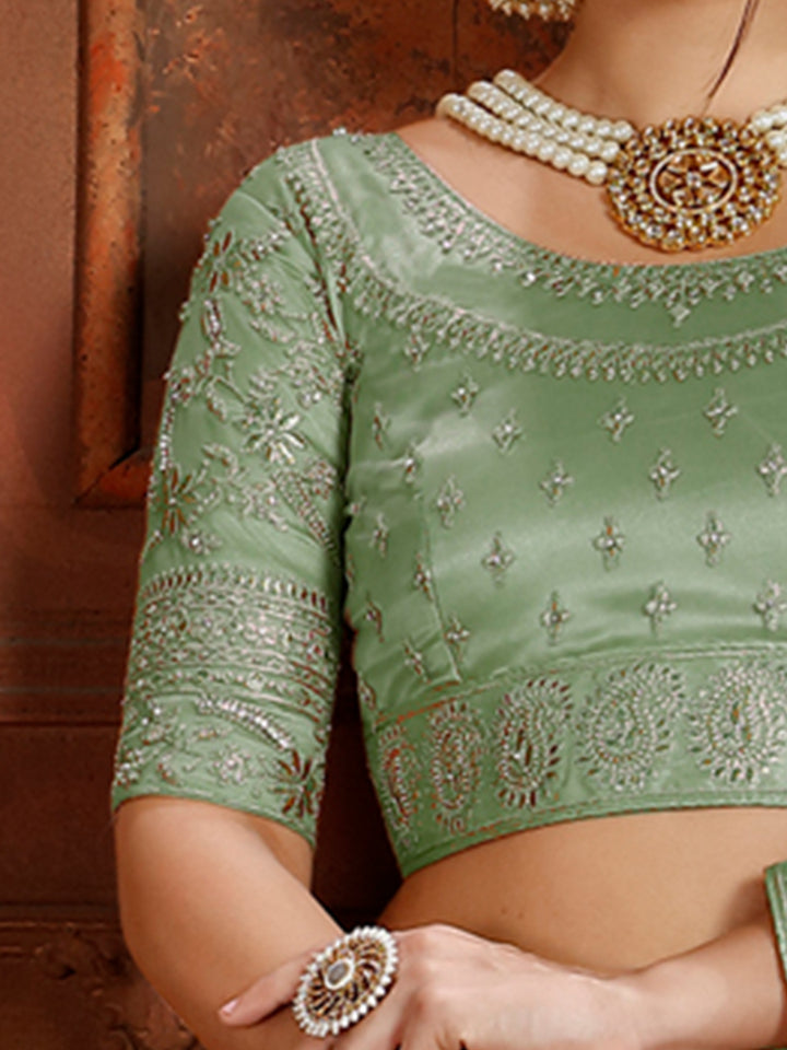 Soft Net Bridal Lehenga for Wedding | Elegant Lehenga Choli Set