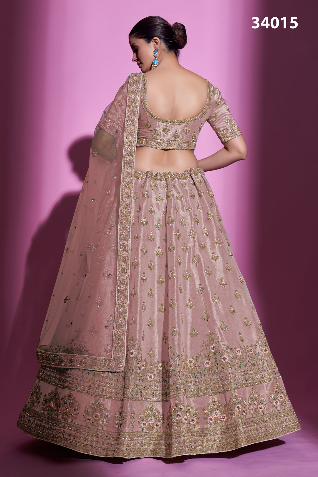 Georgette Lehenga with Zari & Stone Work | Designer Ethnic Wear for Women