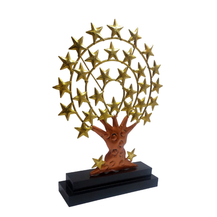 Elegant iron tree sculpture as a beautiful nature-themed home accent