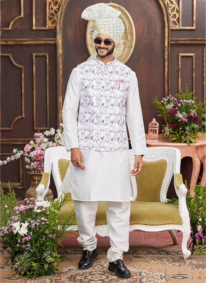 Elite Regal banarasi silk Premium Kurta Pajama | Creating a Lasting Impression at Every Occasion