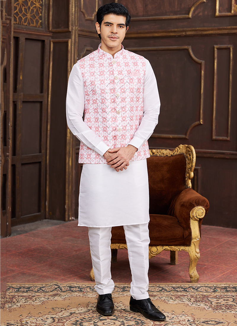 Luxurious Handcrafted banarasi silk Premium Kurta Pajama | Designed to Elevate Your Style for Cultural Events