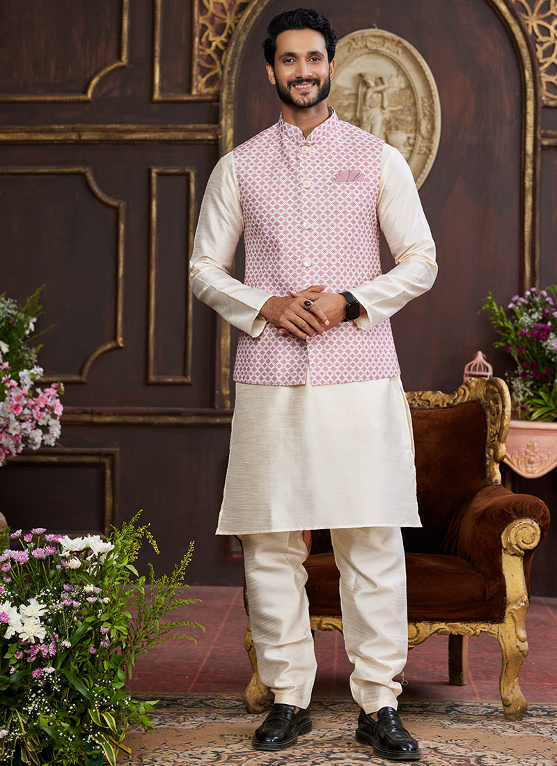 Elite Regal banarasi silk Premium Kurta Pajama | Designed to Elevate Your Style for Cultural Events