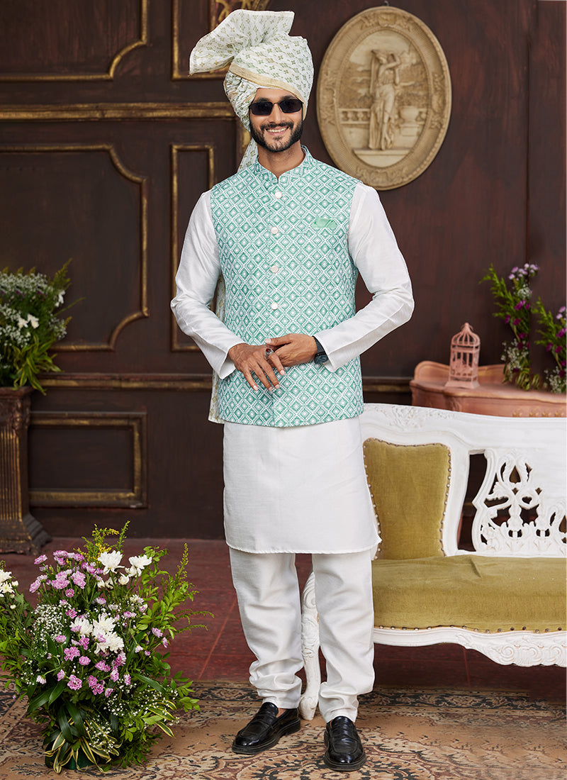 Graceful Trendy banarasi silk Premium Kurta Pajama | Luxury Attire for Weddings & Special Moments