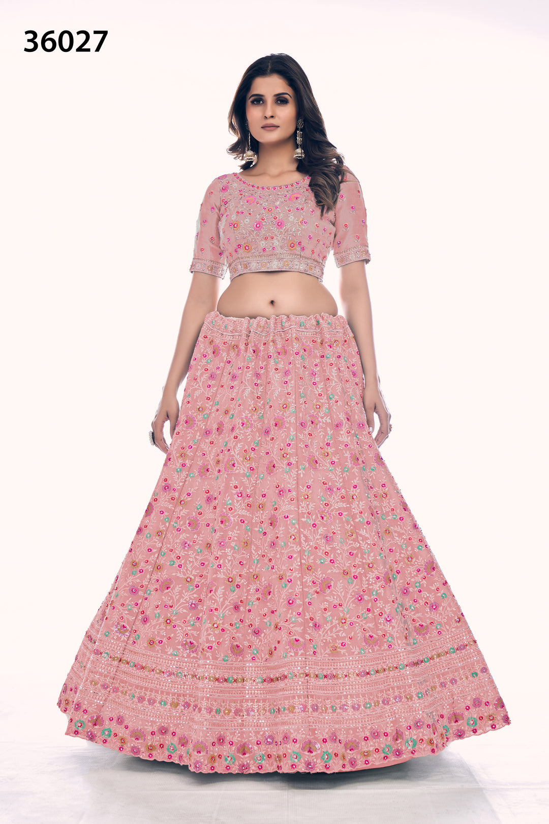 Designer Gota Silk Lehenga Choli Set | Soft Net Dupatta for Women