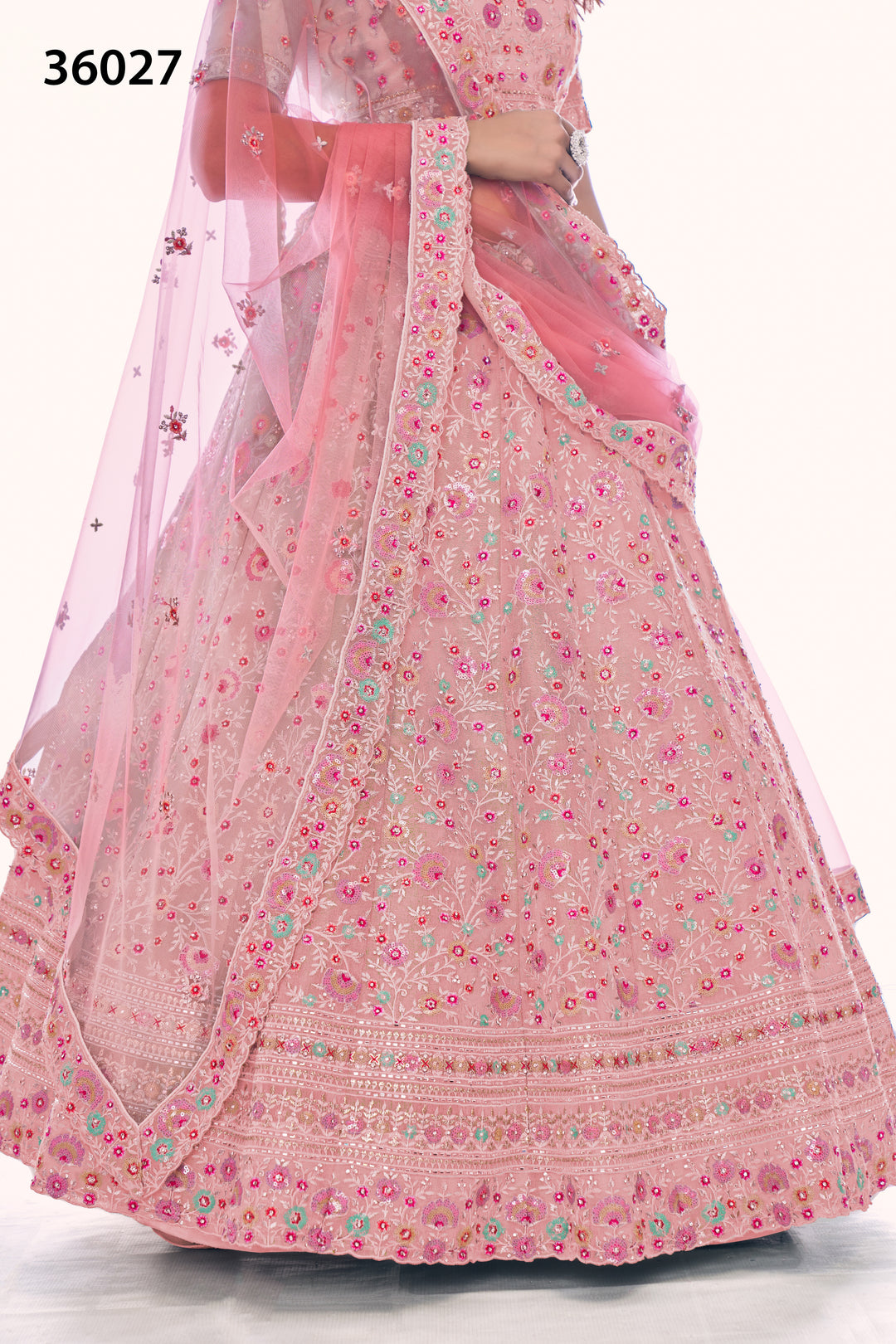 Designer Gota Silk Lehenga Choli Set | Soft Net Dupatta for Women