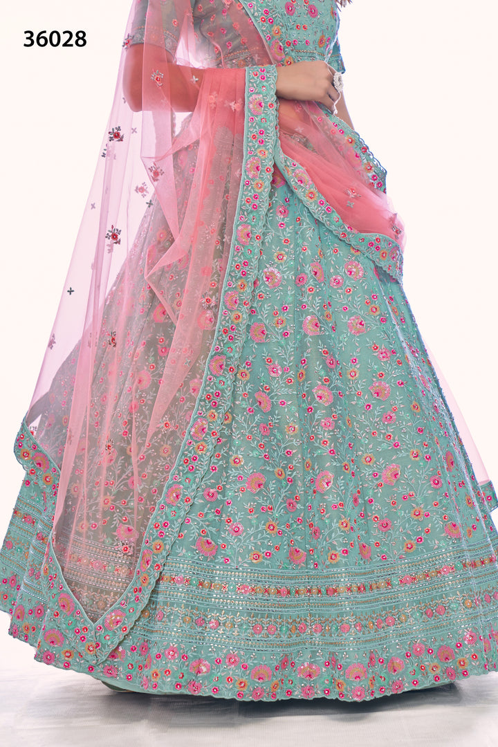 Designer Gota Silk Lehenga Choli Set | Soft Net Dupatta for Women