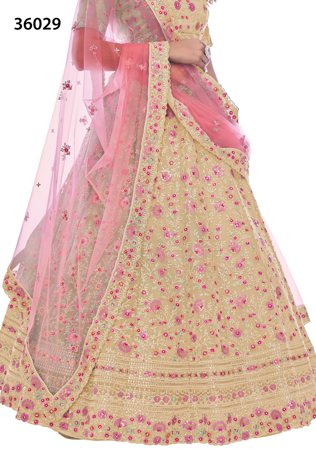 Designer Gota Silk Lehenga Choli Set | Soft Net Dupatta for Women