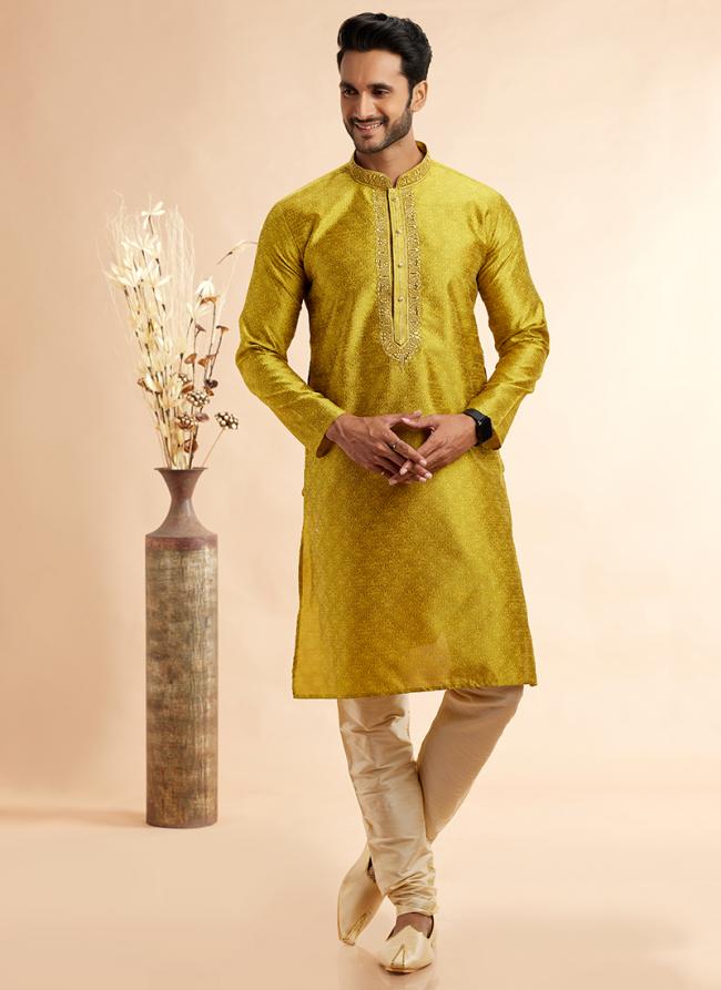 Glamorous Rich jacquard art silk Premium Kurta Pajama | Intricately Crafted for Cultural & Festive Excellence