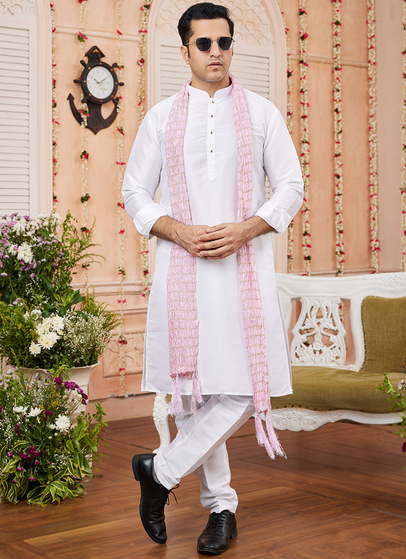 Opulent Grand art silk Premium Kurta Pajama | A Must-Have for Exclusive Festive Wardrobes