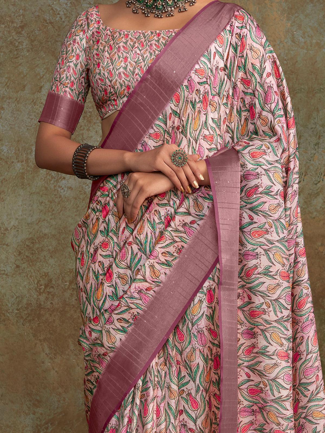 Vibrant color luxurious fabric exclusive attire crafted for elegance and style.