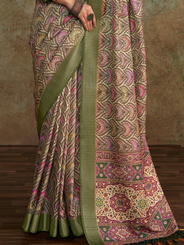 Vibrant color luxurious fabric exclusive attire crafted for elegance and style.