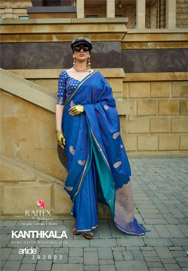 Handloom Satin Saree | Sophisticated Indian Saadi for Special Events