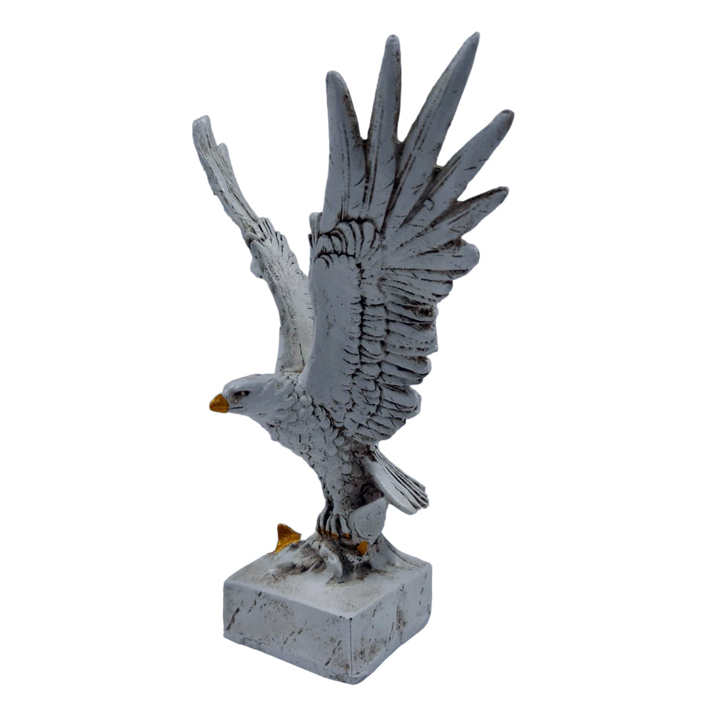 White eagle showpiece, ideal for adding a touch of elegance to any living space.