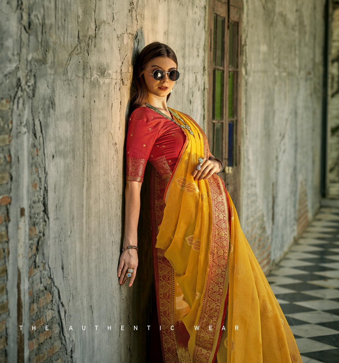 Designer Tissue Silk Saree | Stylish Bohemian Sadi for Special Events