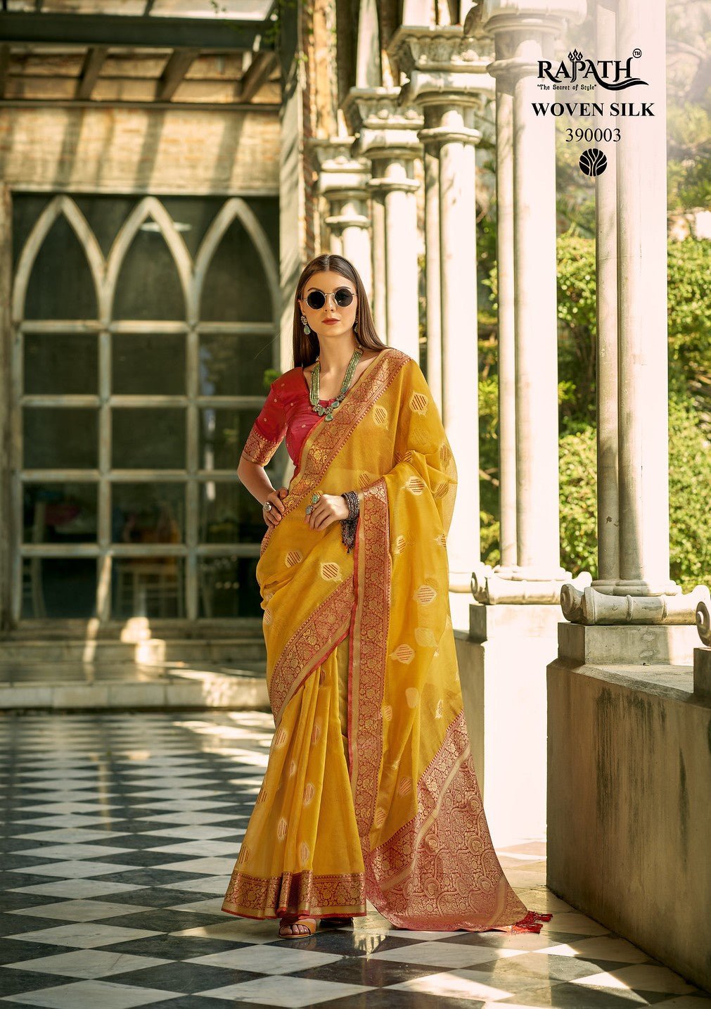 Designer Tissue Silk Saree | Stylish Bohemian Sadi for Special Events