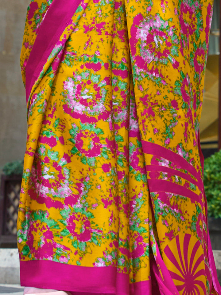 Vibrant color luxurious fabric exclusive attire crafted for elegance and style.