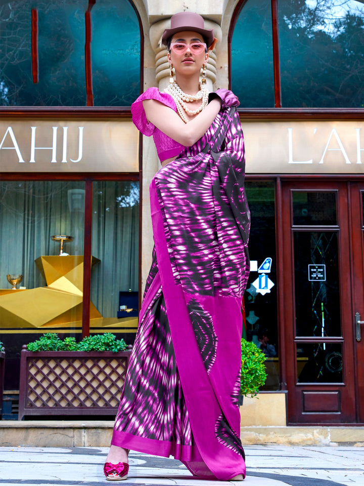 Red silk saree crafted for elegance and style.