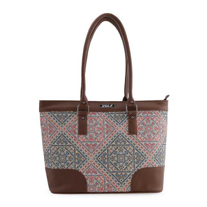 Vibrant Printed Polycotton Canvas Tote Bag | Stylish Utility for Everyday Use