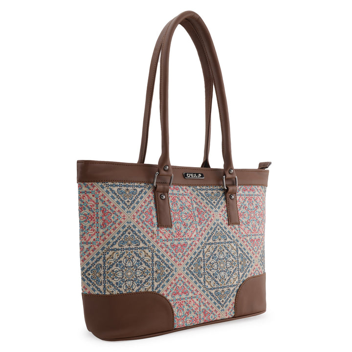 Vibrant Printed Polycotton Canvas Tote Bag | Stylish Utility for Everyday Use