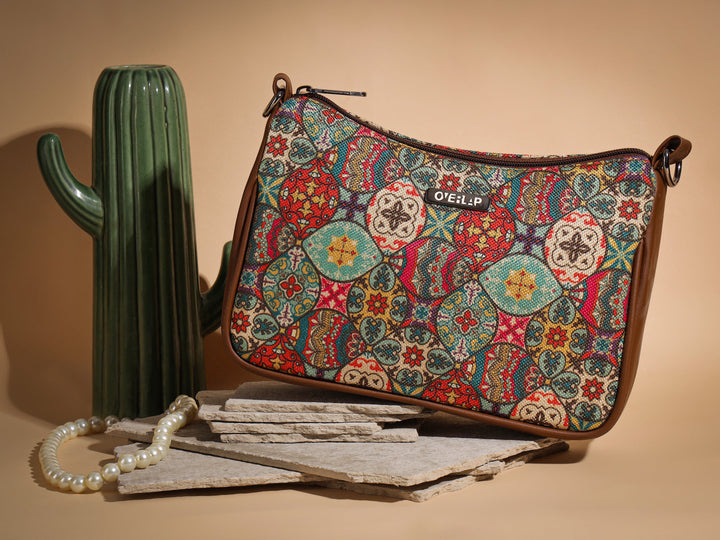 Bohemian Jute Crossbody Bag | Handcrafted Eco-Friendly Fashion Statement