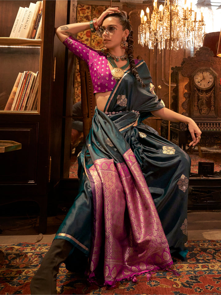 Vibrant color luxurious fabric exclusive attire crafted for elegance and style.