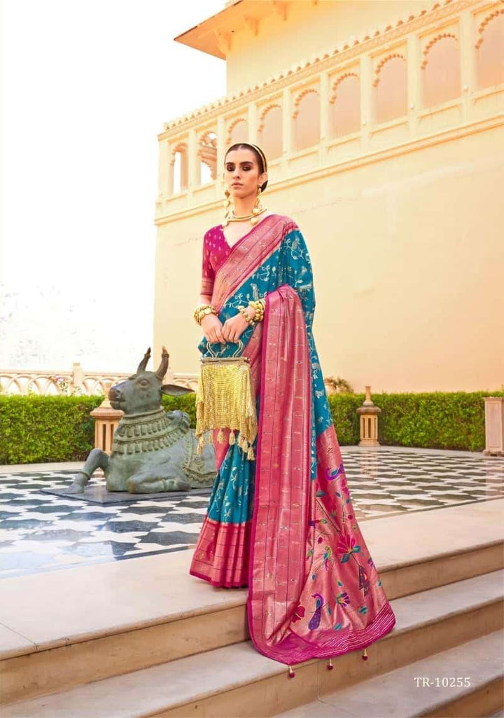 Luxurious Super PV Silk Saree | Printed Designer Saree