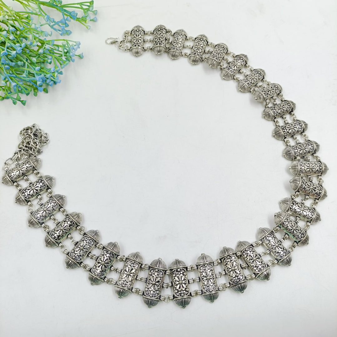 Stylish oxidised kamarband for ethnic wear, a perfect waist accessory.