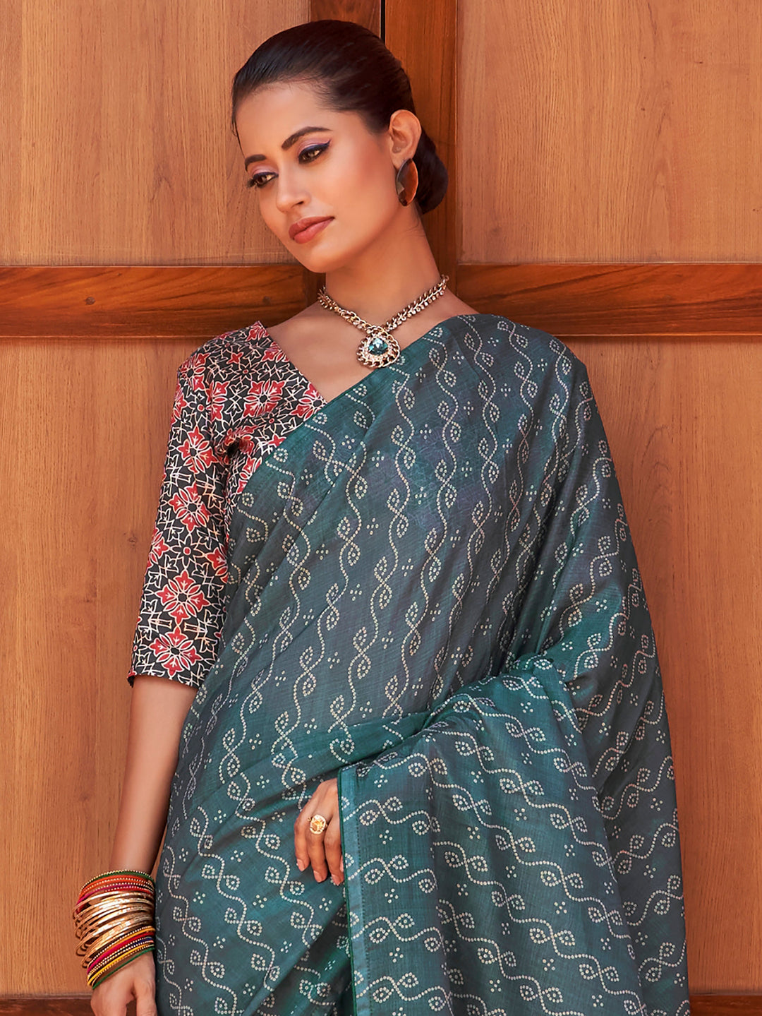 Vibrant color luxurious fabric exclusive attire crafted for elegance and style.