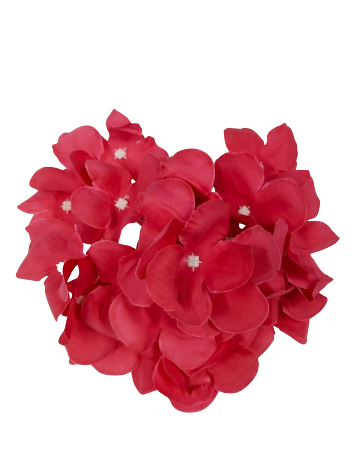 Elegant Artificial Flowers | Hydrangea Set Of 27 Plastic Blooms for Weddings & Decorations