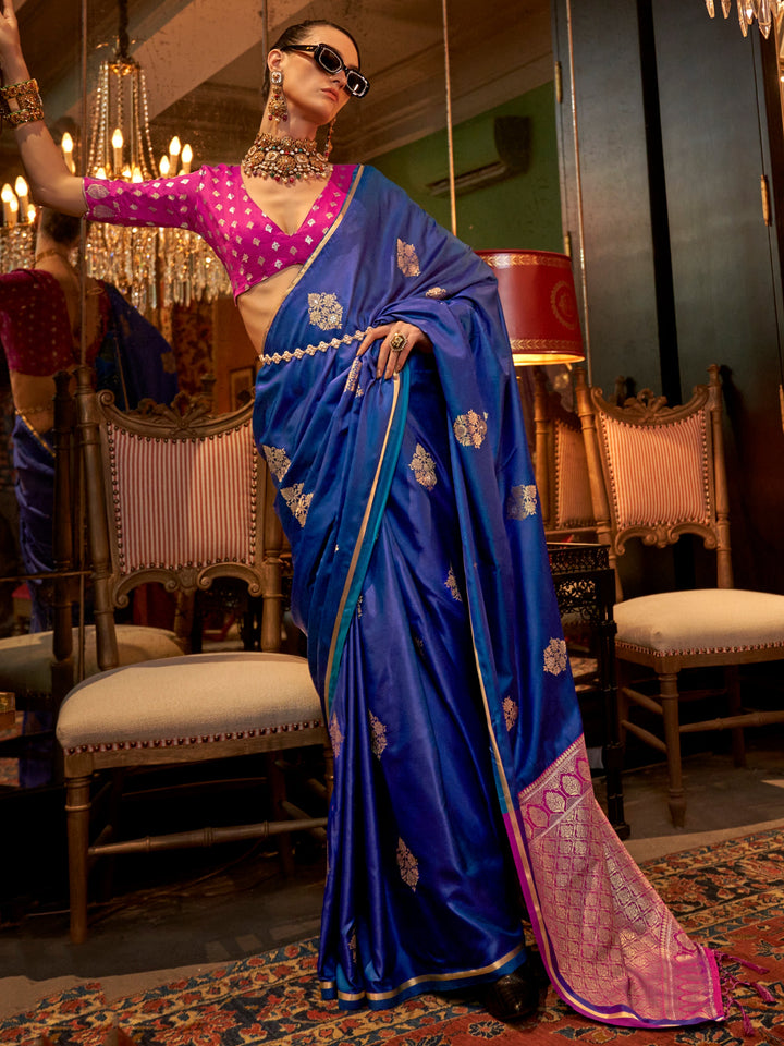 Pink silk saree crafted for elegance and style.