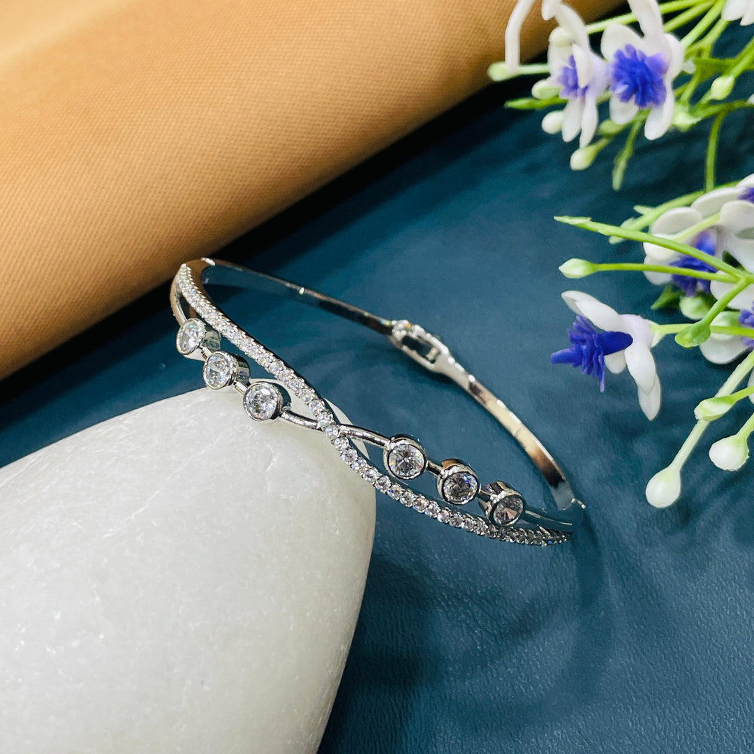 Classic AD diamond bracelet, a chic addition to your collection.