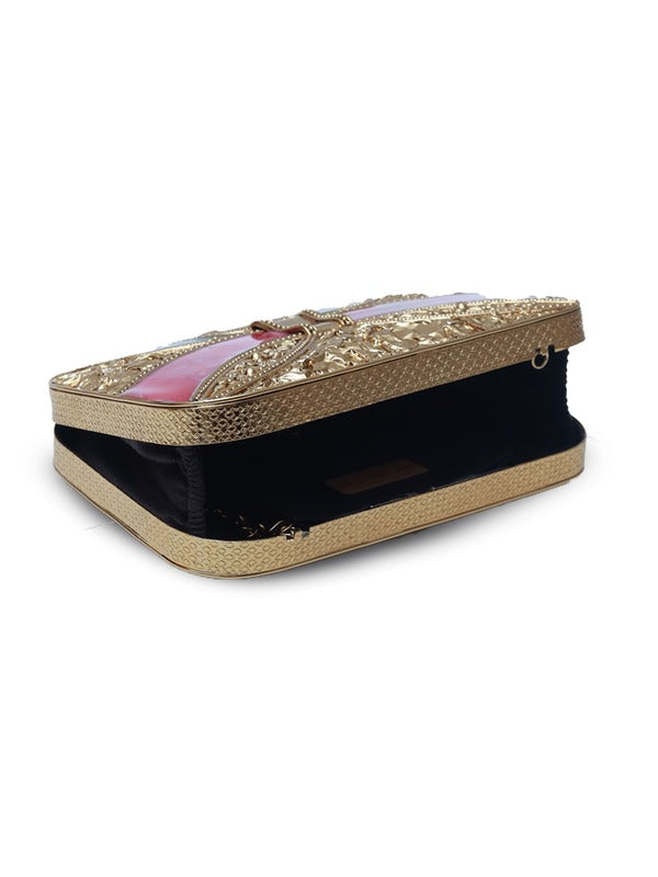 Naina Mother of Pearl Clutch | Elegant Designer Handbag for Events