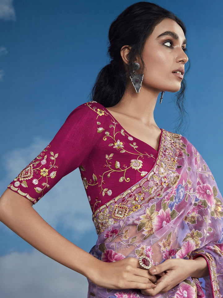 Vibrant color luxurious fabric exclusive attire crafted for elegance and style.