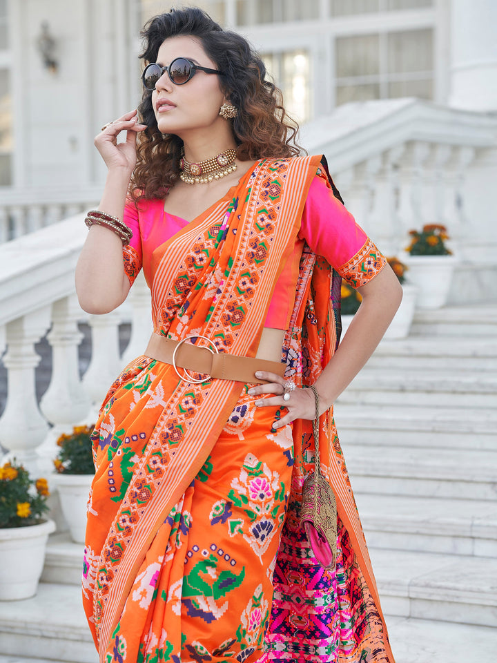 Vibrant color luxurious fabric exclusive attire crafted for elegance and style.