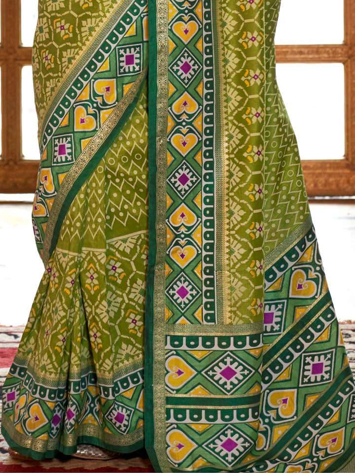 Vibrant color luxurious fabric exclusive attire crafted for elegance and style.