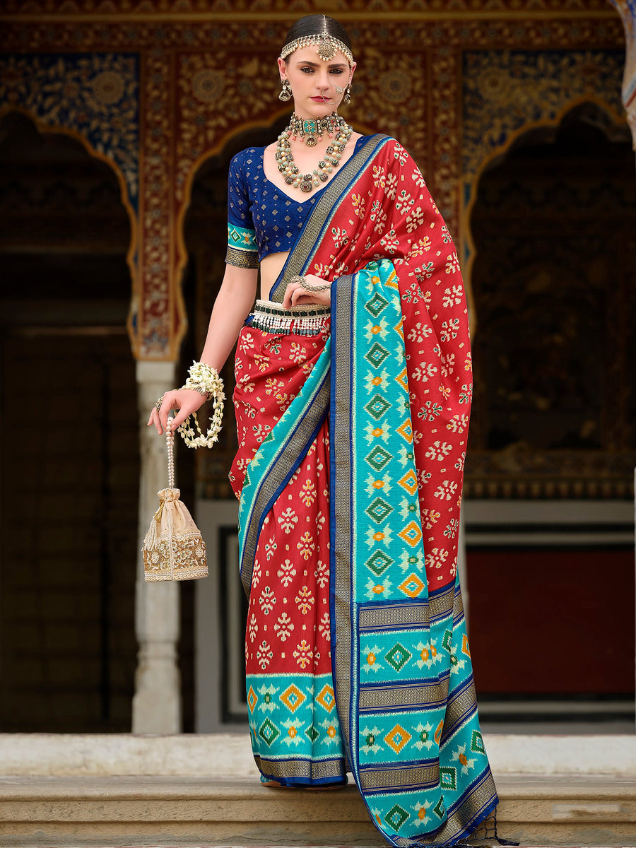 Blue silk saree crafted for elegance and style.