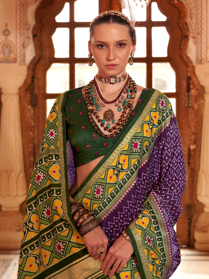 Vibrant color luxurious fabric exclusive attire crafted for elegance and style.