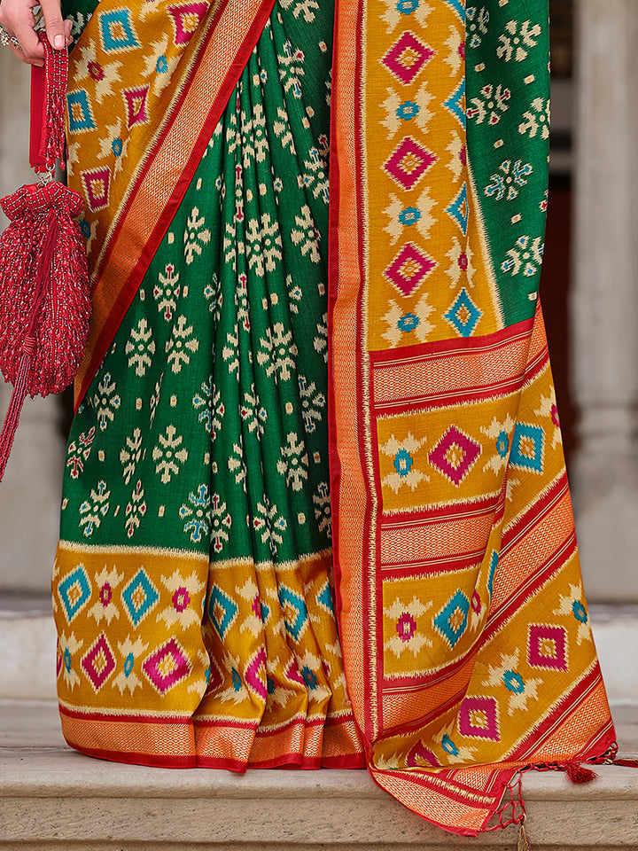 Vibrant color luxurious fabric exclusive attire crafted for elegance and style.