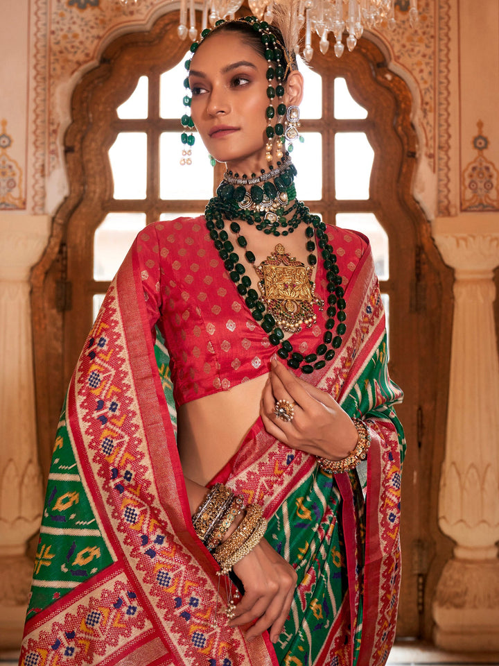 Vibrant color luxurious fabric exclusive attire crafted for elegance and style.