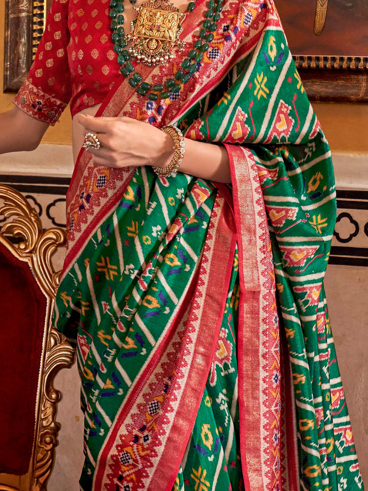 Vibrant color luxurious fabric exclusive attire crafted for elegance and style.