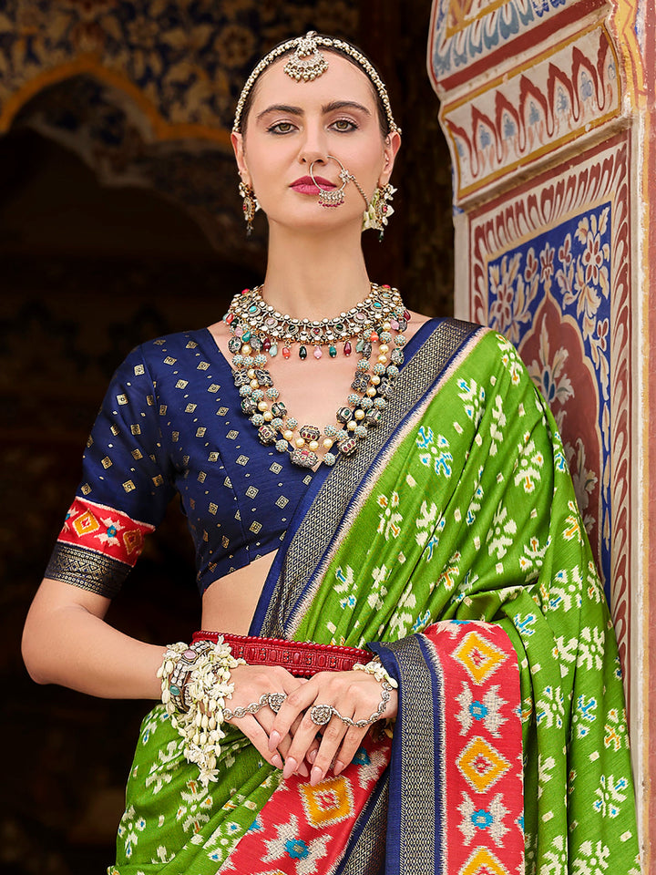 Vibrant color luxurious fabric exclusive attire crafted for elegance and style.