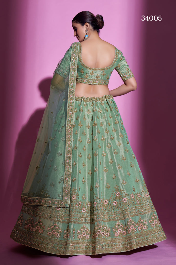 Georgette Lehenga with Zari & Stone Work | Designer Ethnic Wear for Women