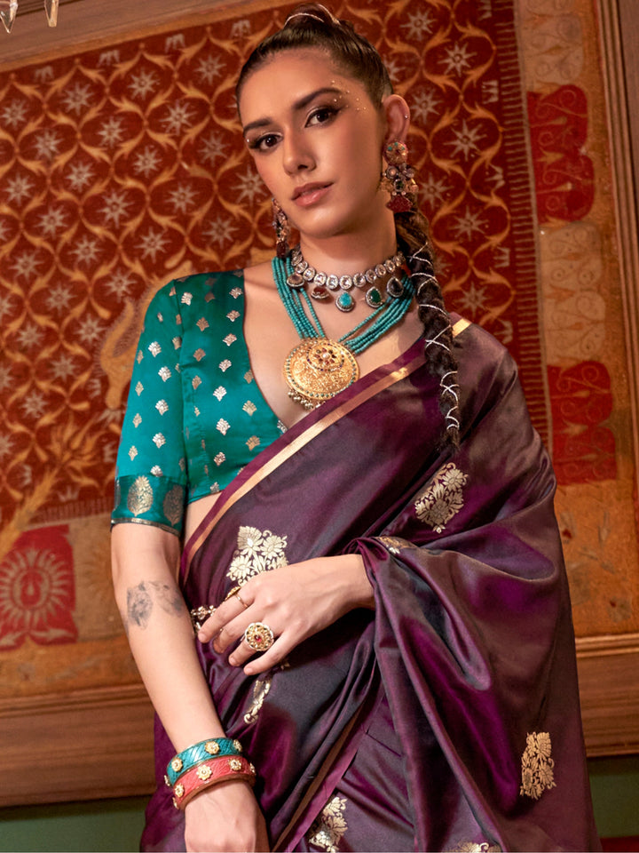 Vibrant color luxurious fabric exclusive attire crafted for elegance and style.