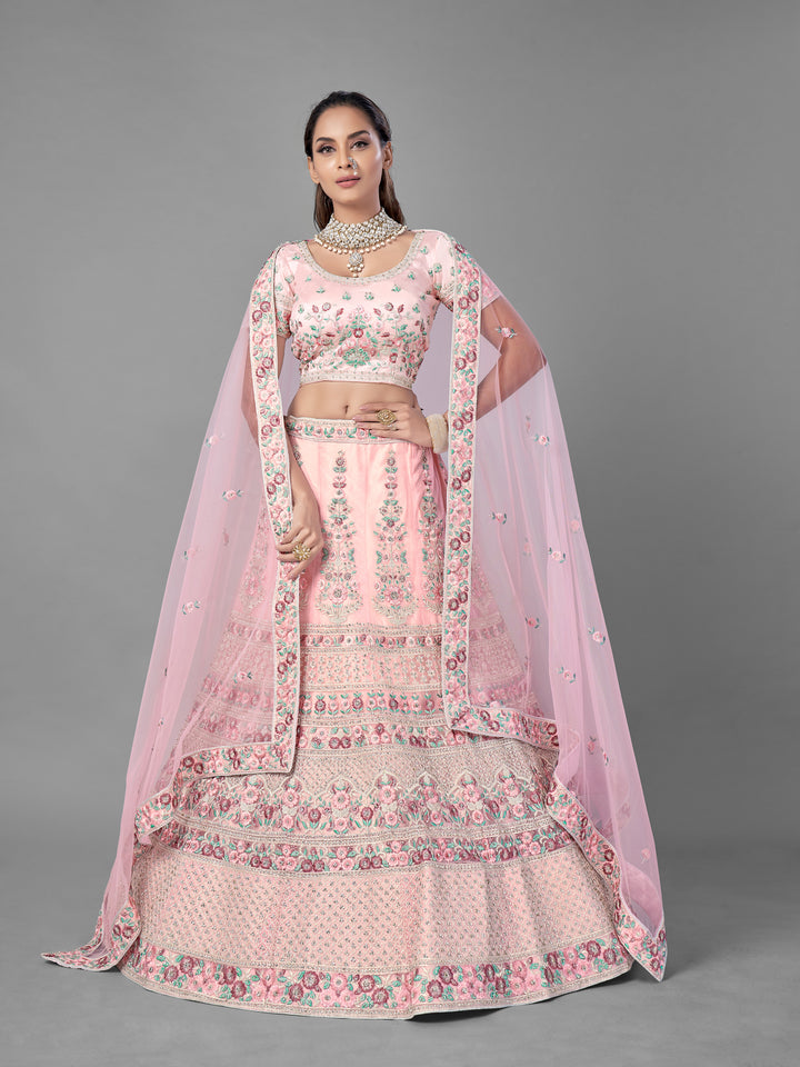 Beautiful Pink Lehenga | Perfect for Weddings & Festive Occasions