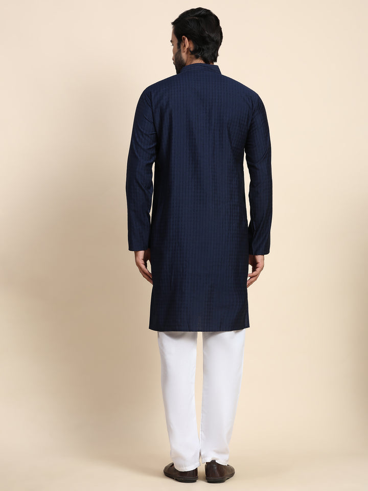 Rayon Kurta Pajama | Self-Weaved Design for Cultural Events