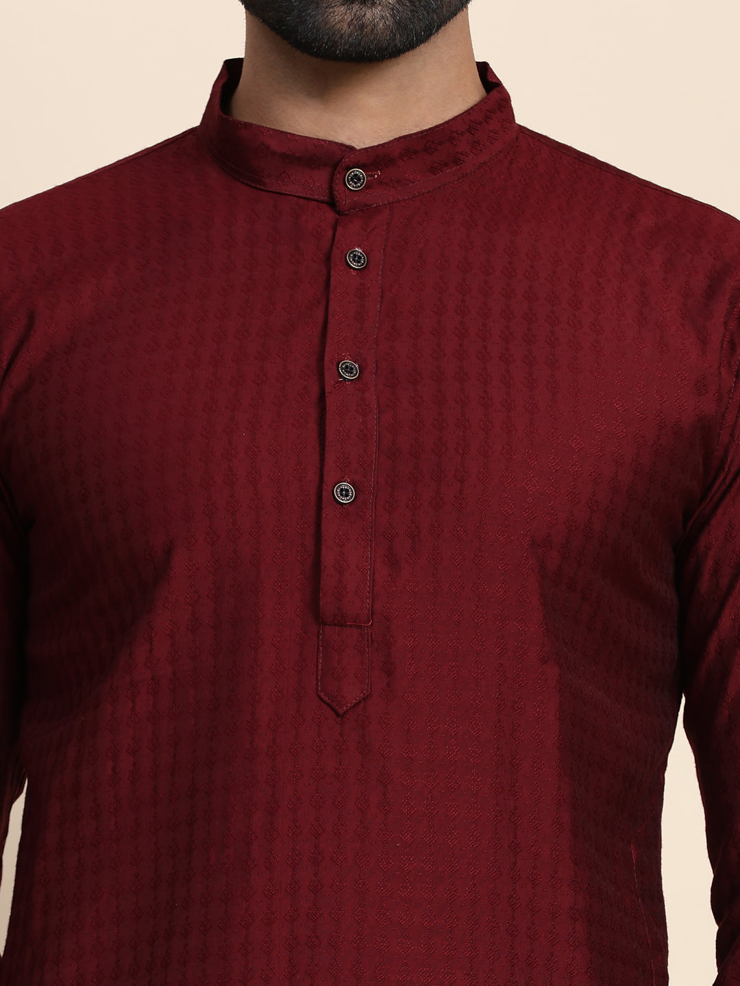 Rayon Kurta Pajama | Self-Weaved Design for Cultural Events